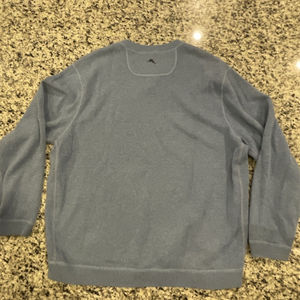 Tommy Bahama Sweater‎ Mens XL Long Sleeve Pullover Blue #633 - Picture 9 of 10